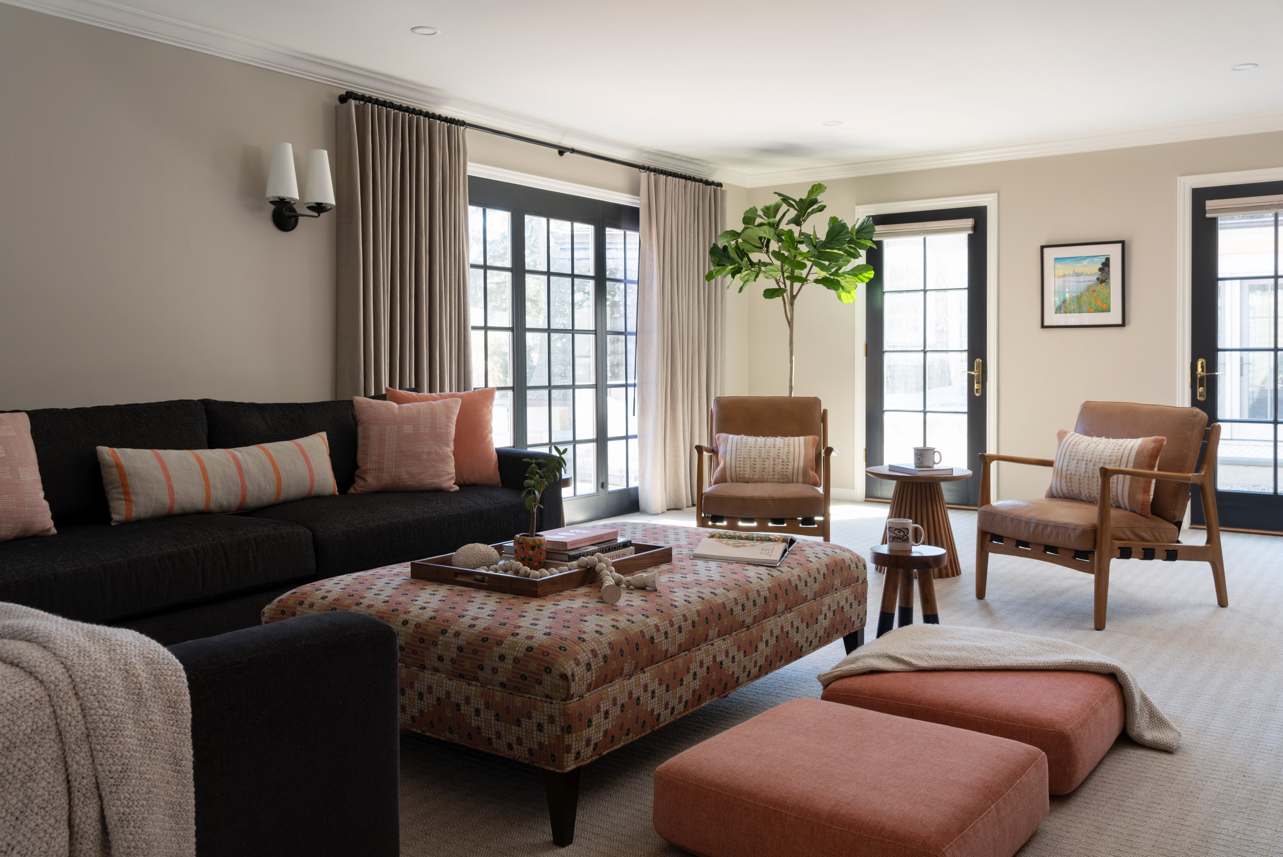 75 Beautiful Gray Living Room Carpet Pictures Ideas Houzz