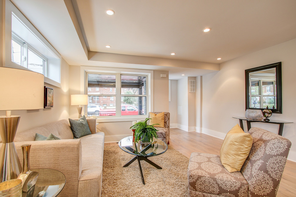 Washington DC Open Living Spaces Transitional Living Room DC