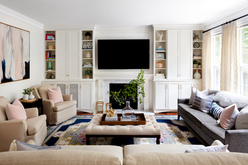 Web Foot Remodel - Transitional - Living Room - Baltimore - by Julia ...
