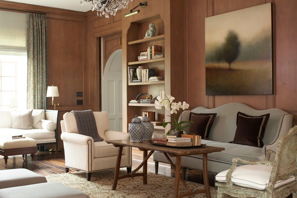 Wellesley, Memorial Traditional Living Room Houston