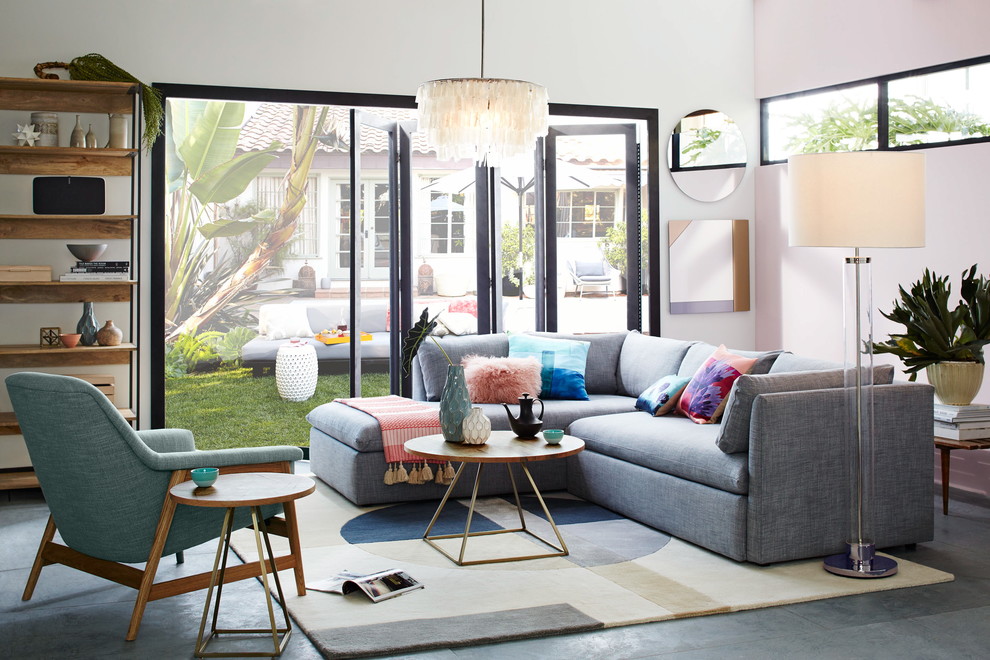 West Elm Contemporary Living Room New York by West Elm Houzz