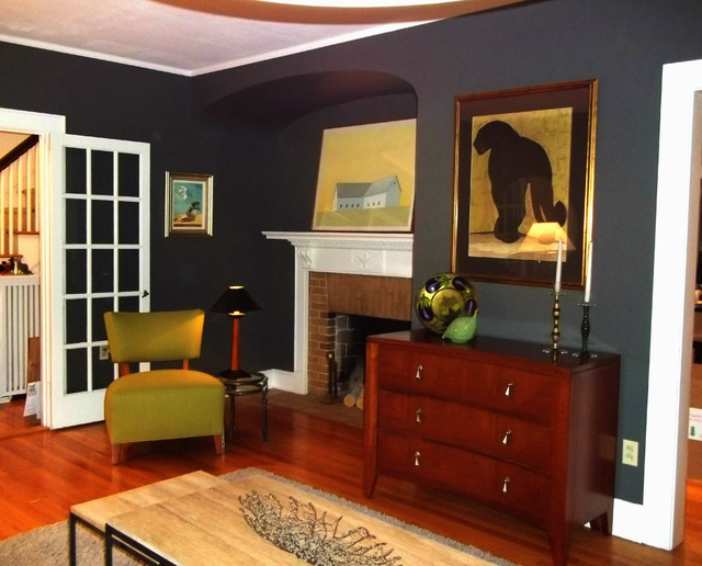 West Hartford CT Living Room - Contemporain - Salon - Bridgeport - Par ...