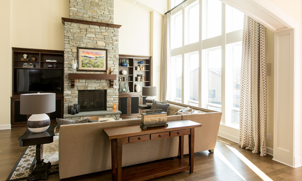 West Linn New Family Home (new construction) Transitional Living