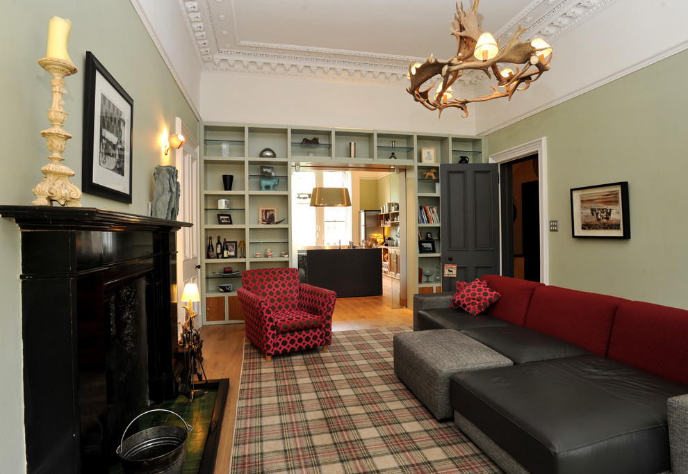 Traditional living room in Glasgow.