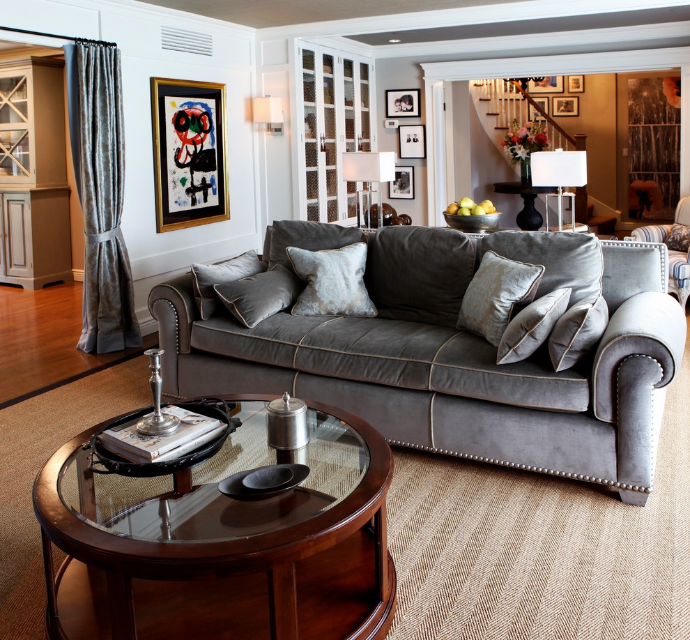 Classic living room in New York.