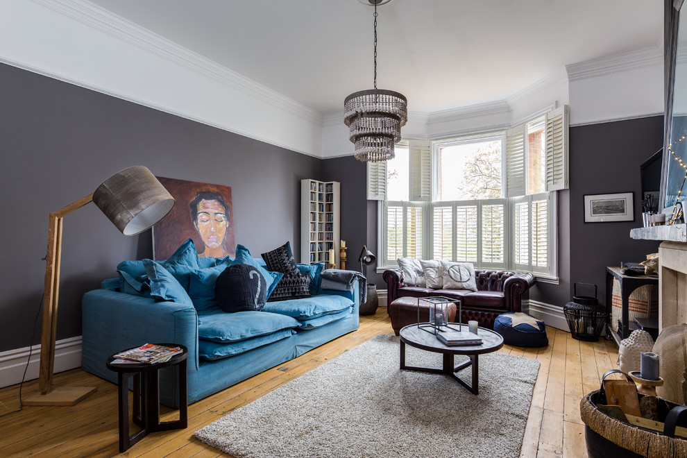 Design ideas for an eclectic living room in London.