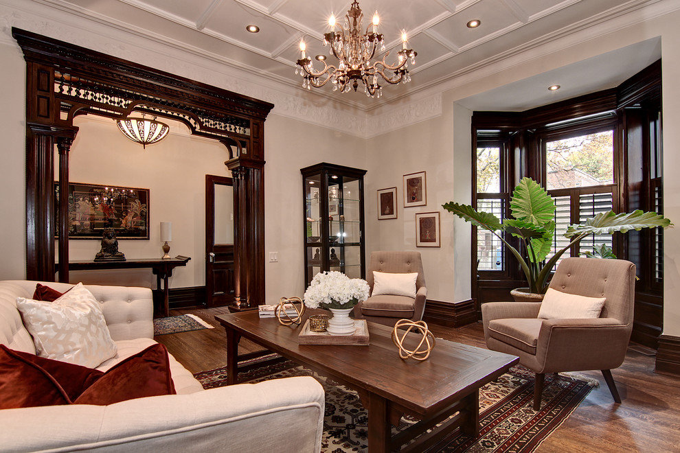Westmount Estate Traditional Living Room Montreal by Unique