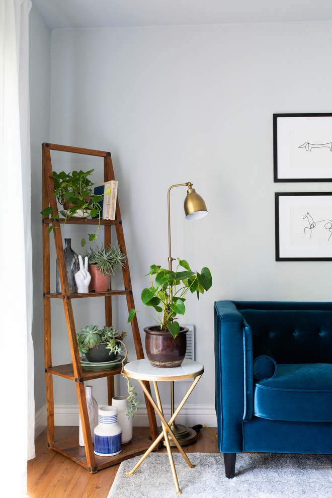 Inspiration for a transitional living room remodel