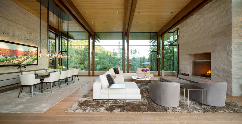Modern living room in Vancouver.