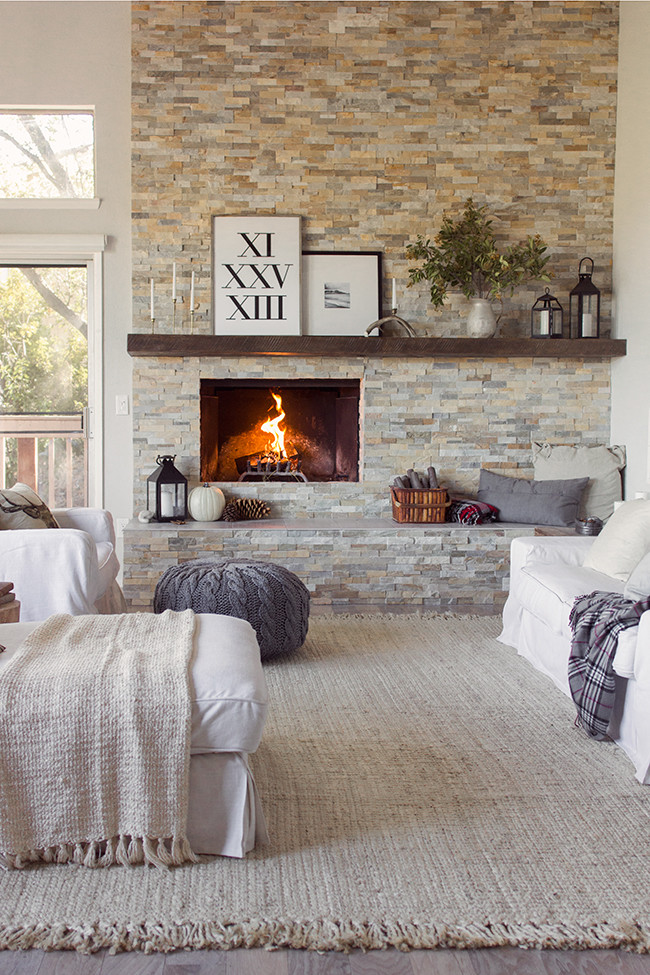 White Linen Slipcover Houzz