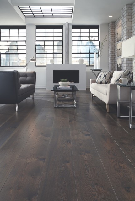 White Oak Floors - Modern - Living Room - New York - by Carlisle Wide