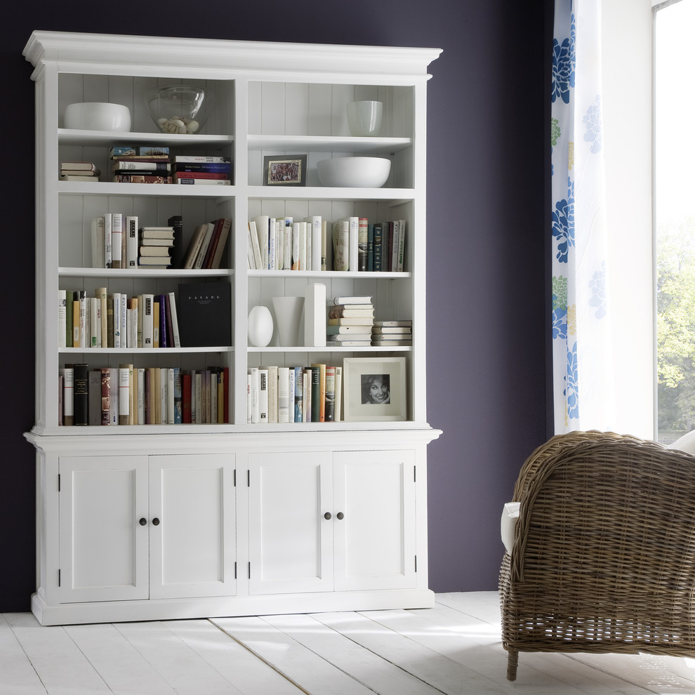 White Painted Mahogany Furniture - Modern - Living Room - Dallas - by