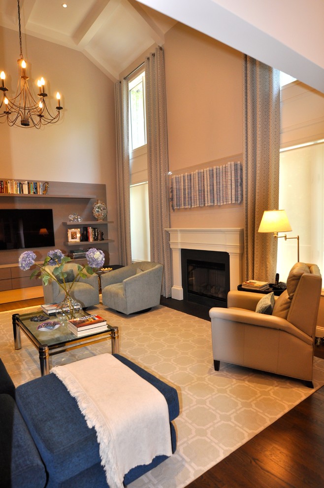 White Plains Master on the Main Floor Transitional Living Room New York by Cathy