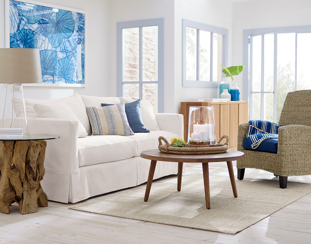 Willow Apartment Sofa Beach Style Living Room Chicago by Crate