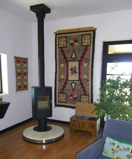 Living room - southwestern living room idea in Albuquerque