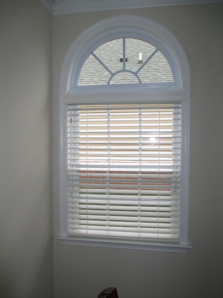 Wooden Blinds Traditional Living Room DC Metro by Beltway