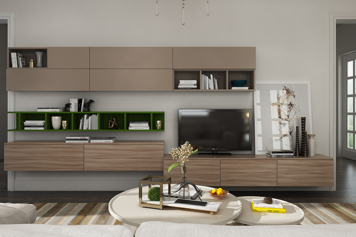Wooden Lcd Tv Stand Living Room Ideas & Photos   Houzz