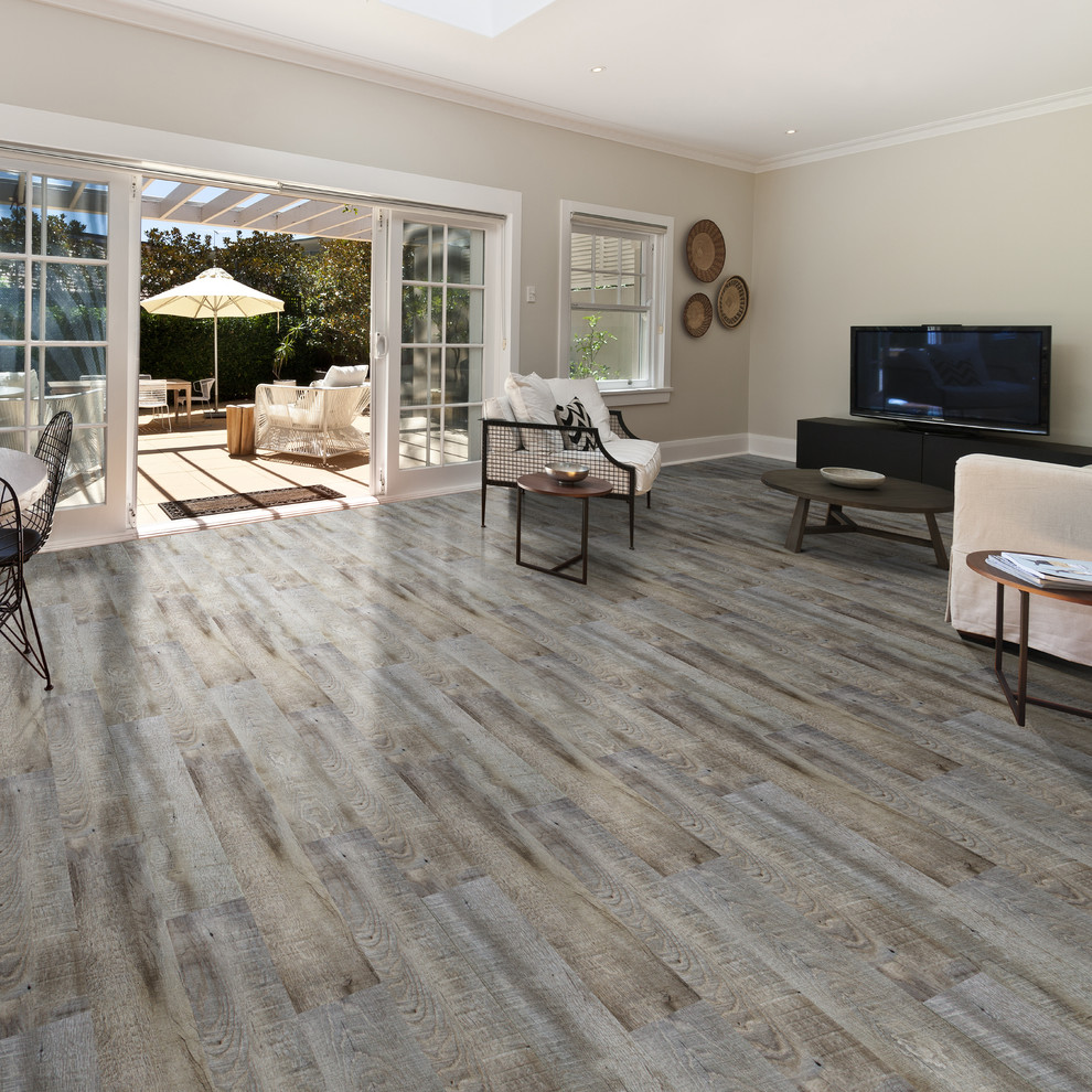 World of Flooring Excellence Plank Tavern Grey - Rustic - Living Room