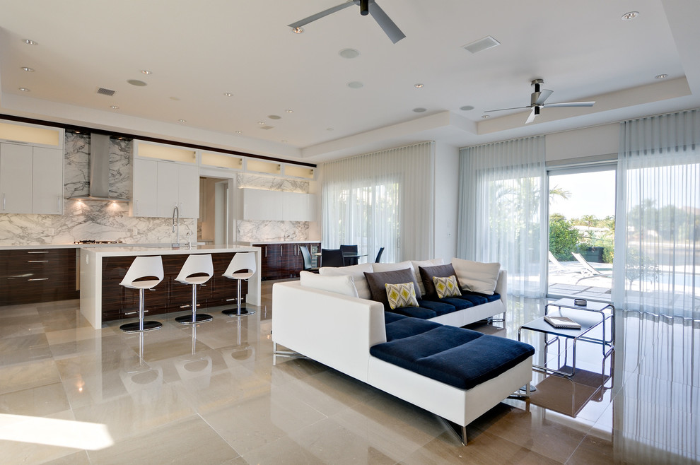 Klassisches Wohnzimmer in Miami
