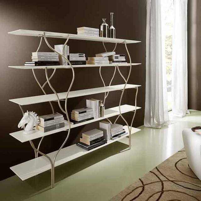 Wrought Iron Art. The Vineyard Bookcase Modern Living Room San