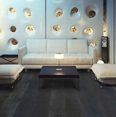 Inspiration for a contemporary living room in Miami.