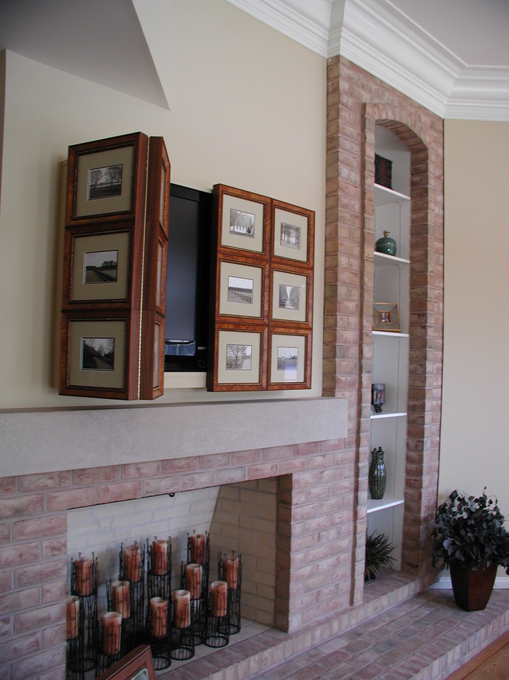 Inspiration for a timeless living room remodel in DC Metro