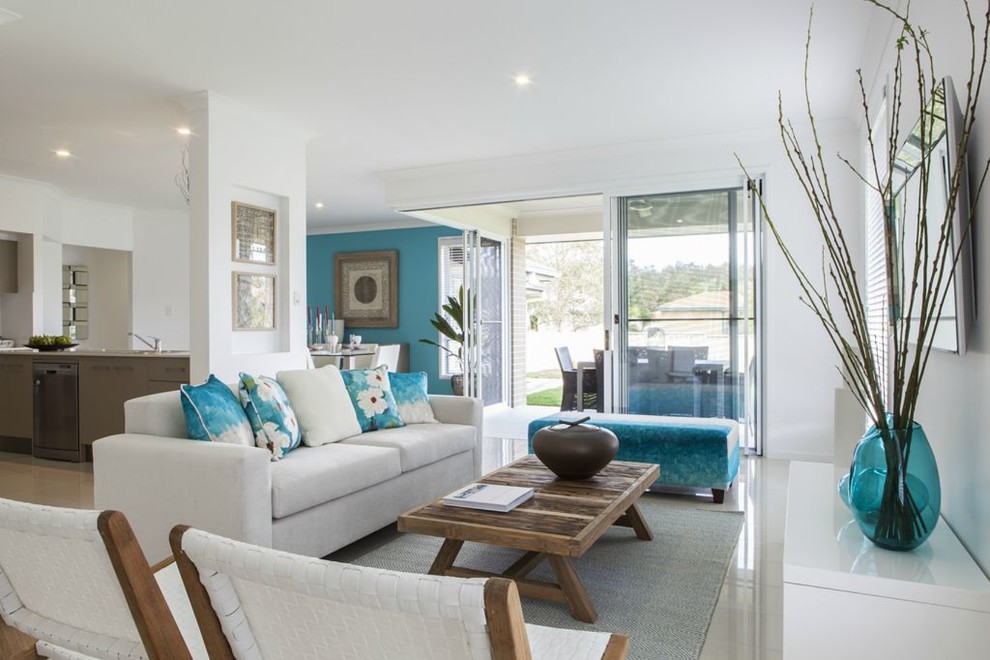 Yamba Contemporáneo Salón Gold Coast Tweed de Perry Homes Houzz
