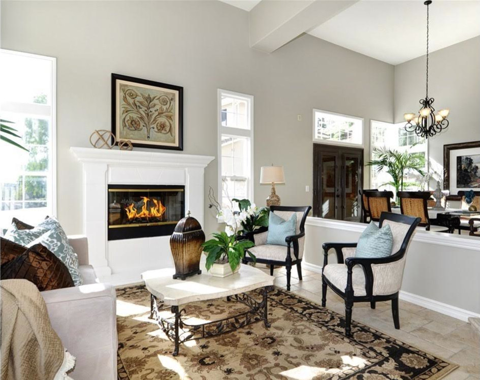 Yorba Linda Project Transitional Living Room Orange County by Open House Interiors Houzz