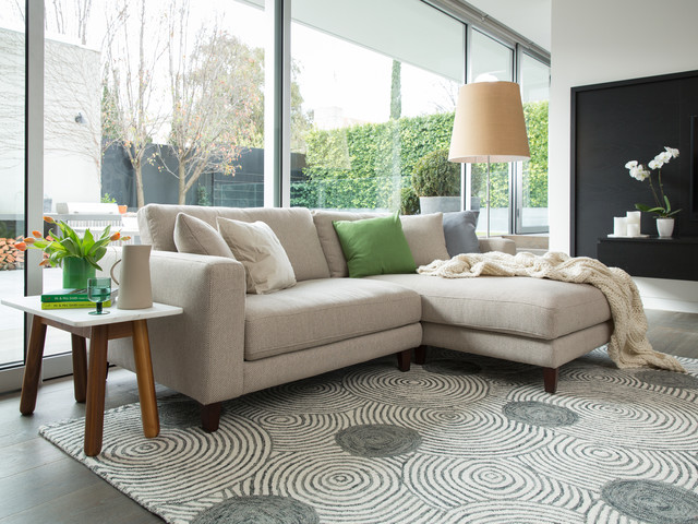 Zara Chaise - Contemporary - Living Room - Melbourne - by Plush - Think  Sofas | Houzz