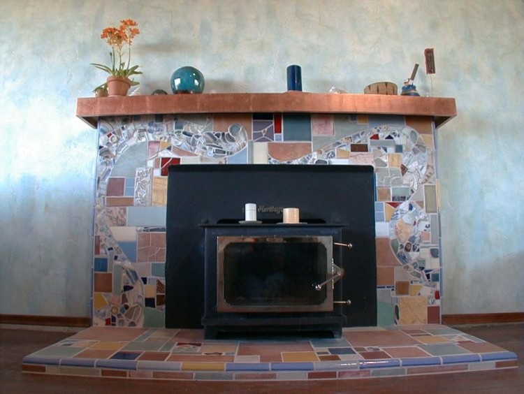 Zen Fireplace Living Room San Francisco by Monzaic Designs Houzz
