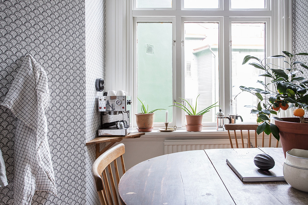 Photo of a scandi dining room in Gothenburg.