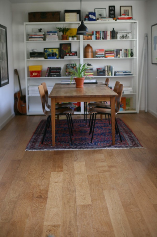 Inspiration for a scandinavian dining room in Other.