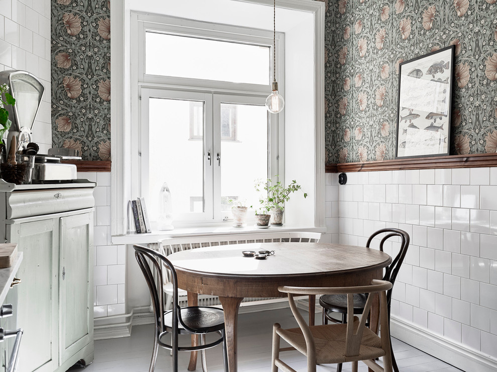 Scandi dining room in Gothenburg.