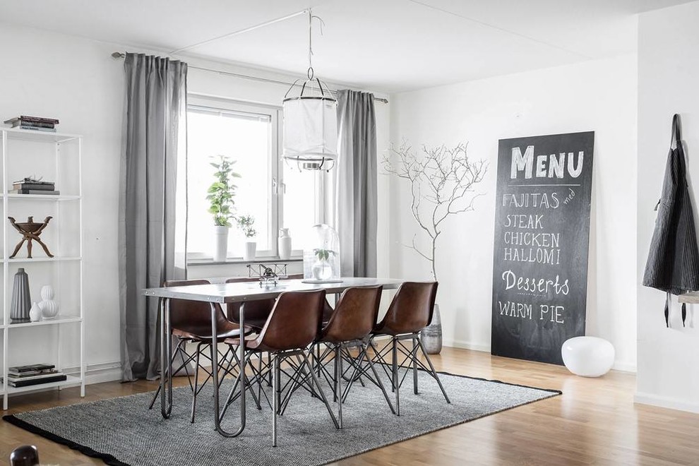 Photo of a scandi dining room in Gothenburg.