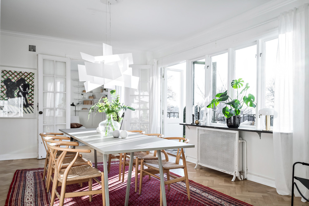Photo of a modern dining room in Gothenburg.
