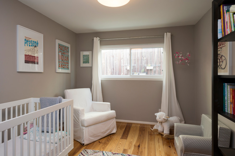 Example of a beach style nursery design in Orange County