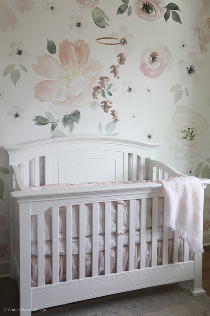 Baby Girl Nursery Traditional Nursery By Amber Nicole Design Houzz Uk