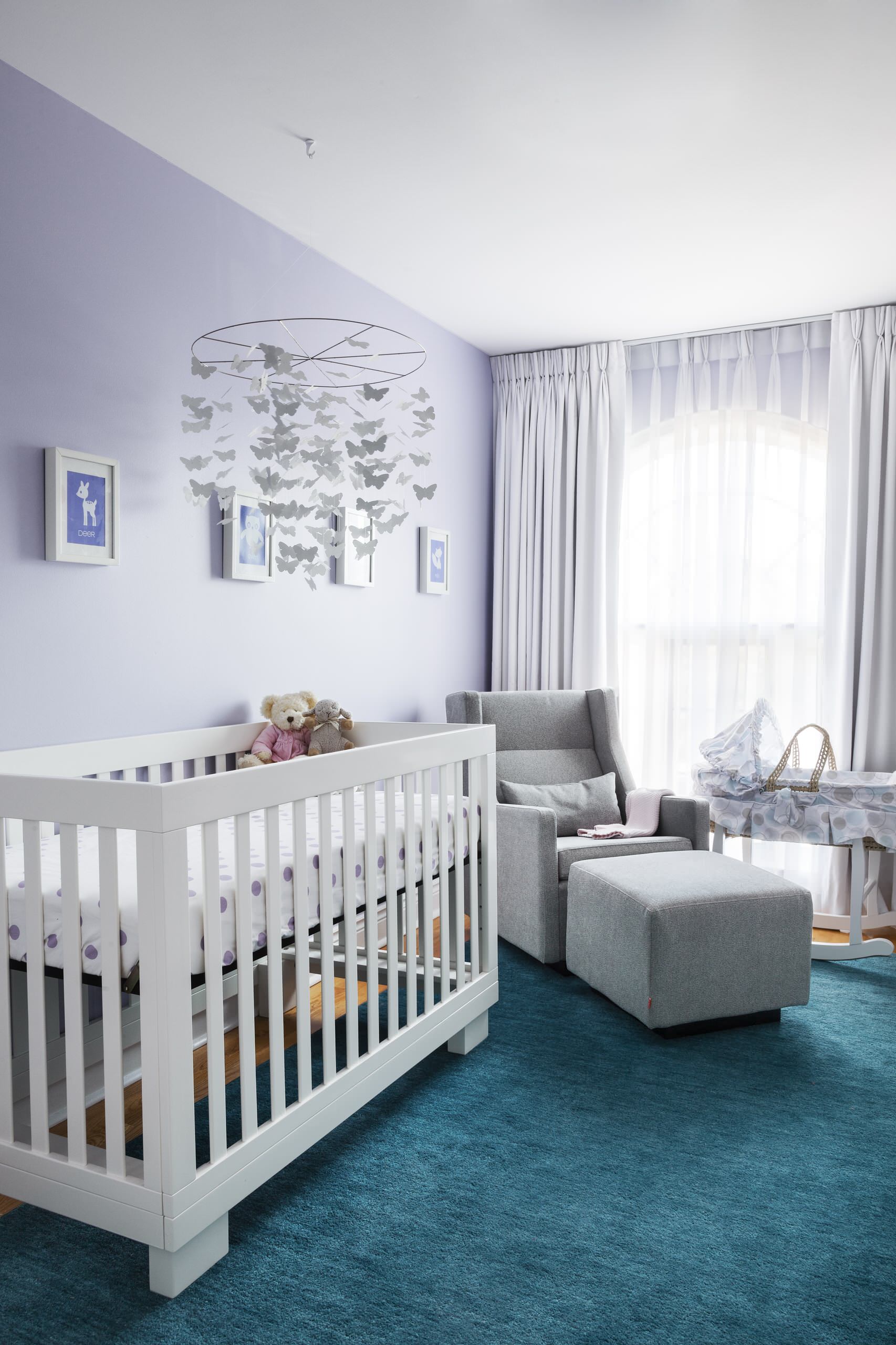 teal baby room