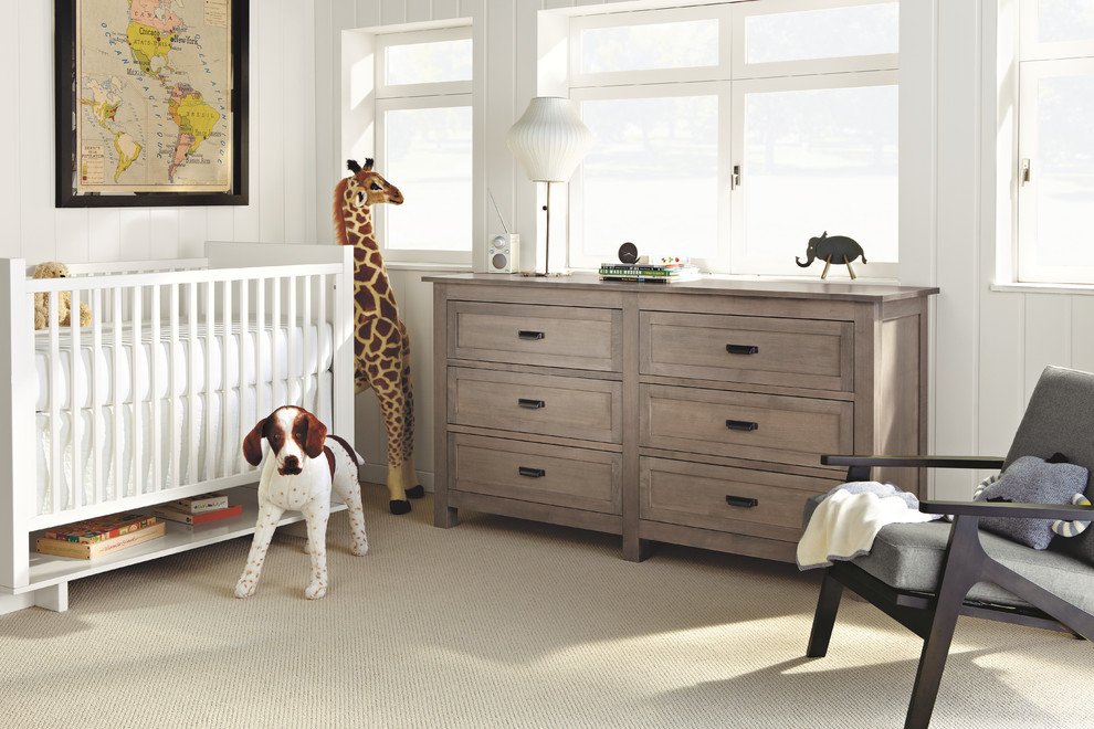 Пример оригинального дизайна: комната для малыша в стиле модернизм