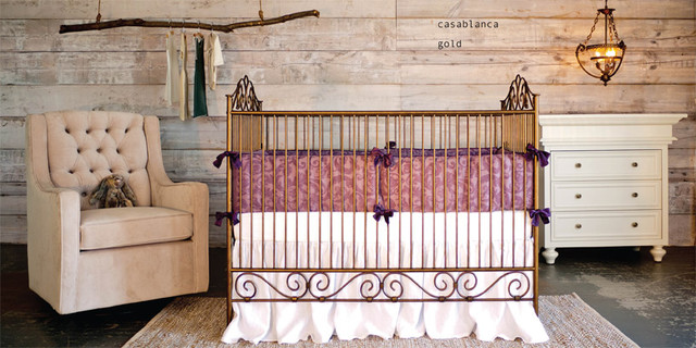 Casablanca Gold rustic luxe nursery Contemporary Nursery