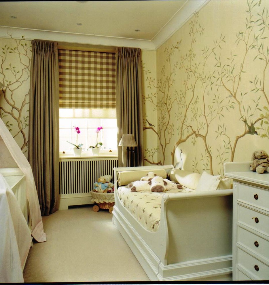 Design ideas for a traditional nursery in London.