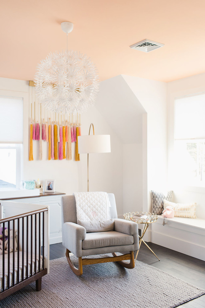 Design ideas for a traditional nursery in Portland Maine.
