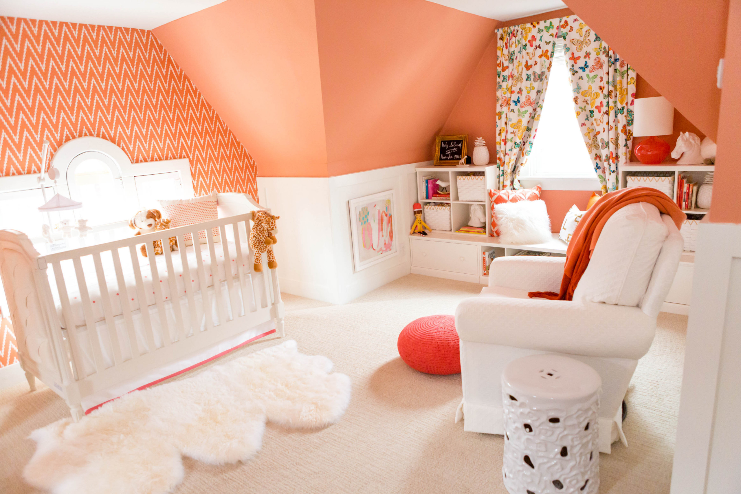 75 Photos Et Idees Deco De Chambres De Bebe Oranges Novembre 21 Houzz Fr
