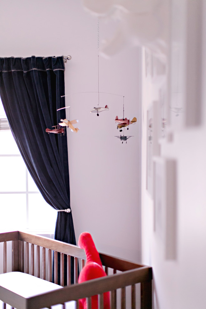 Пример оригинального дизайна: комната для малыша в стиле фьюжн