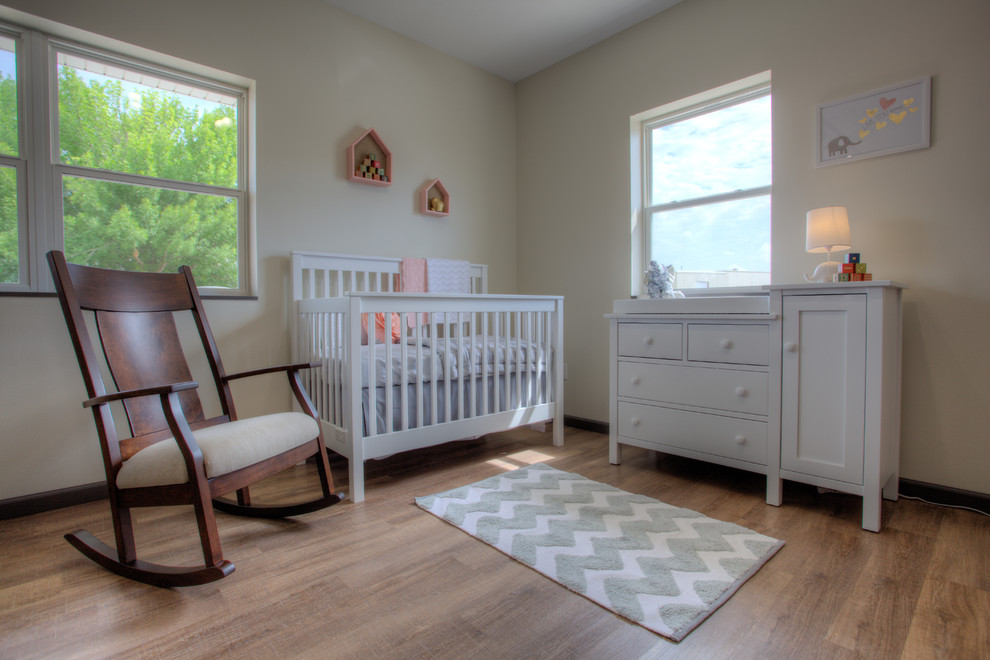 Photo of a traditional nursery in Chicago.