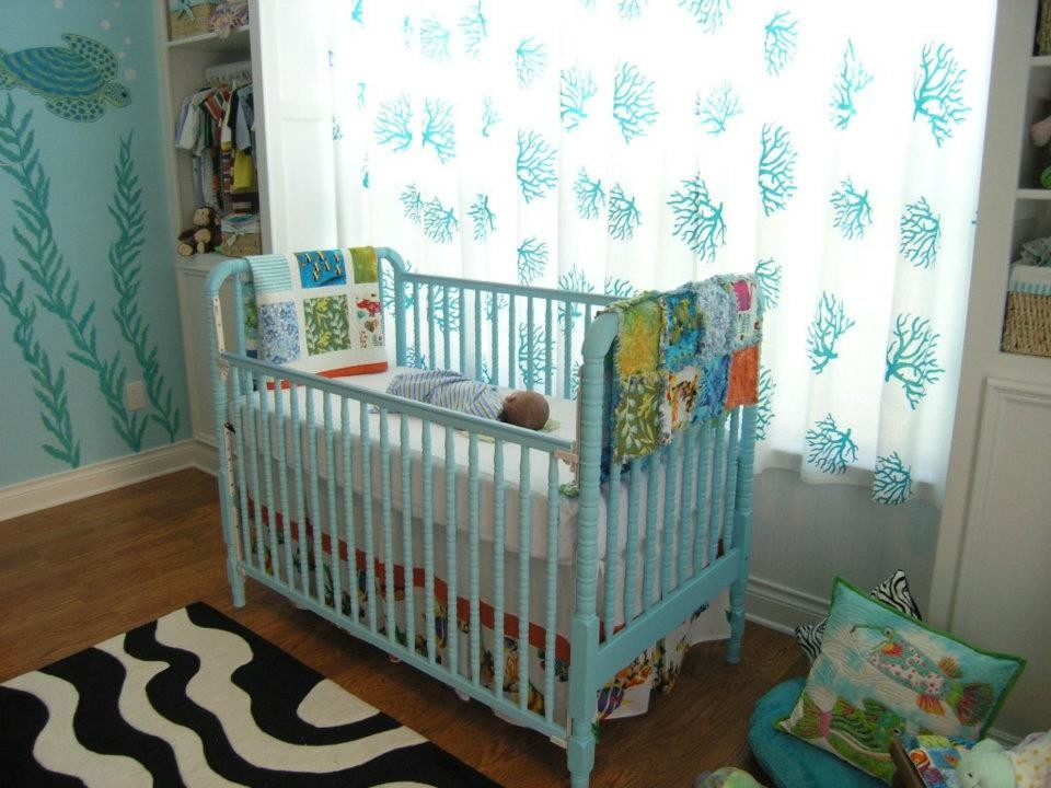 This is an example of a world-inspired nursery in Houston.