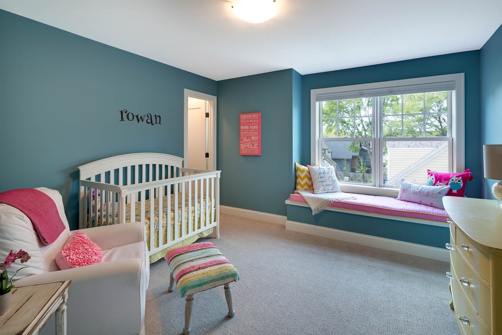 На фото: комната для малыша в стиле кантри