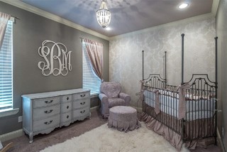 Rustic baby hot sale girl room