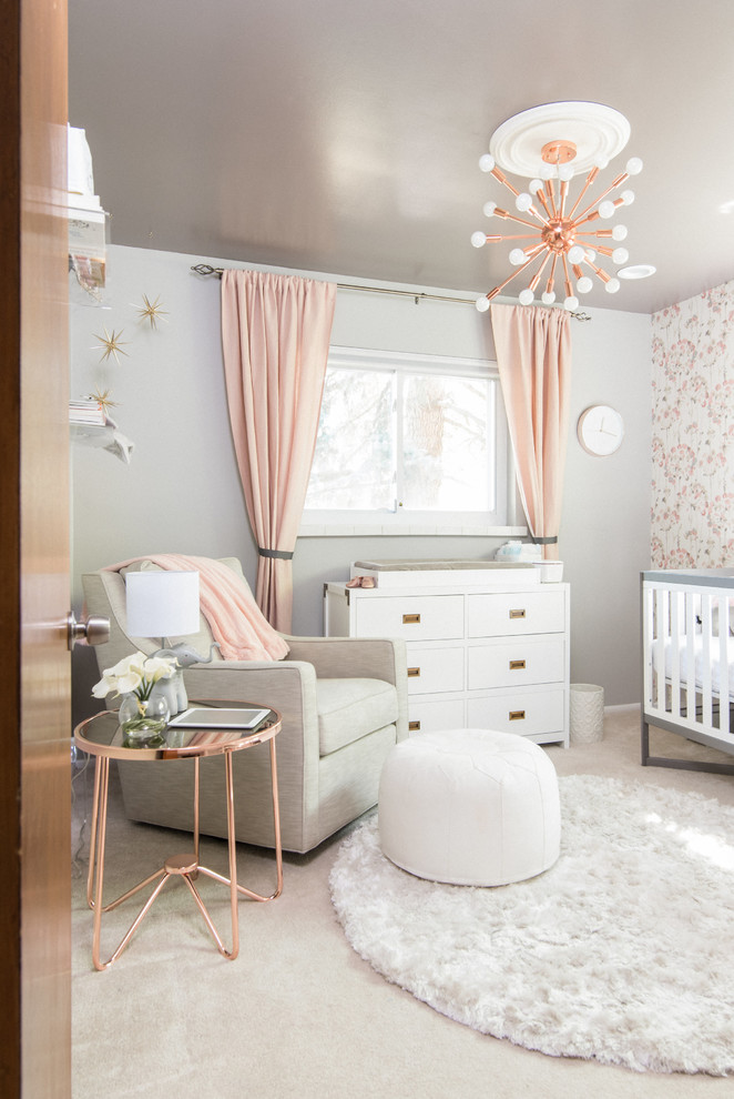 Photo of a traditional nursery in Denver.