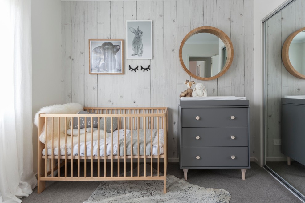 Inspiration for a scandi nursery in Melbourne.